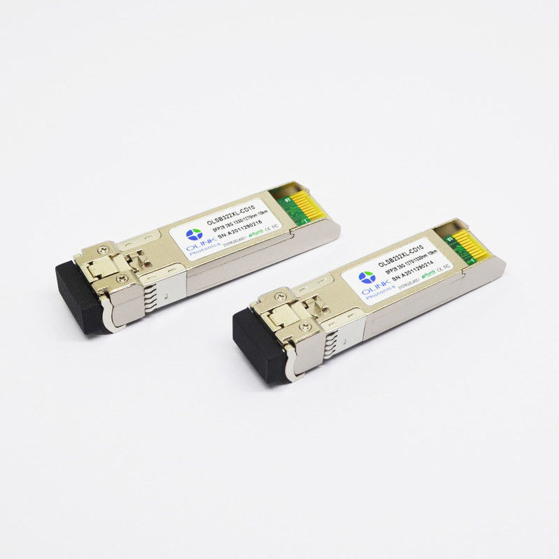 SFP28 25GBASE SMF LC Optical Transceiver Module 1270nm-TX 1310nm-RX 10km